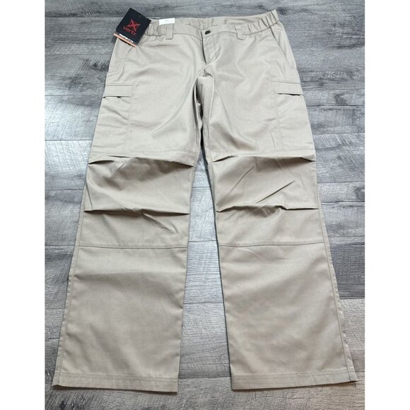 VERTX Tactical Cargo Pants Womens 18‎ 34 Khaki Phantom LT Military Utility NEW - Picture 1 of 7